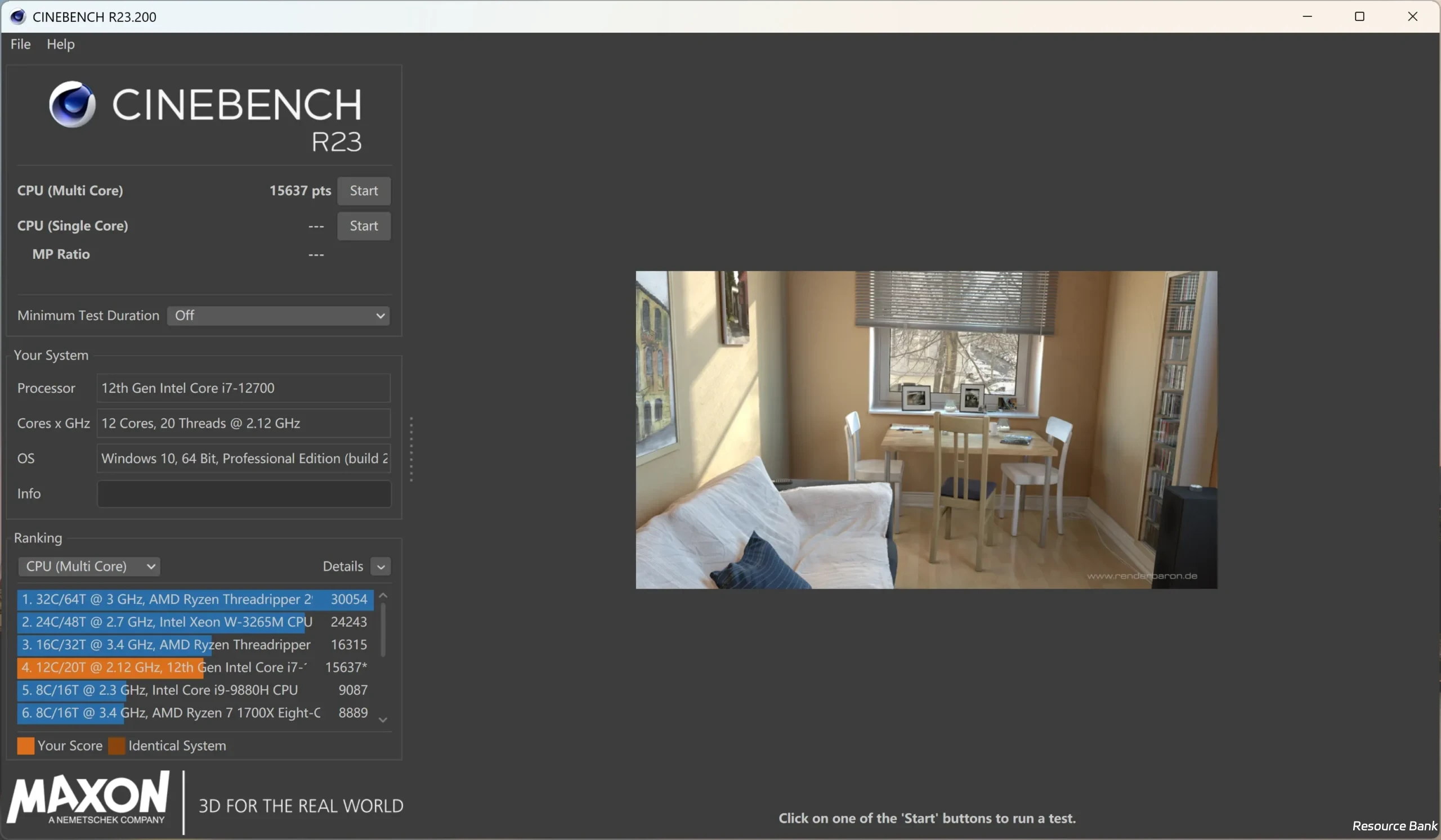 Cinebench R23 硬件多核、单核性能跑分神器!测下你的 CPU/GPU到底怎么样?-六美分资源网