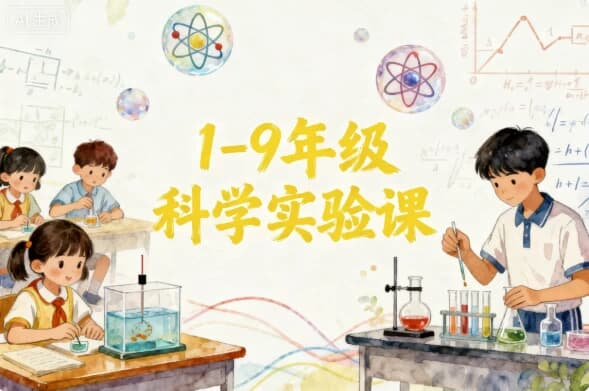 1-9年级科学实验课-六美分资源网